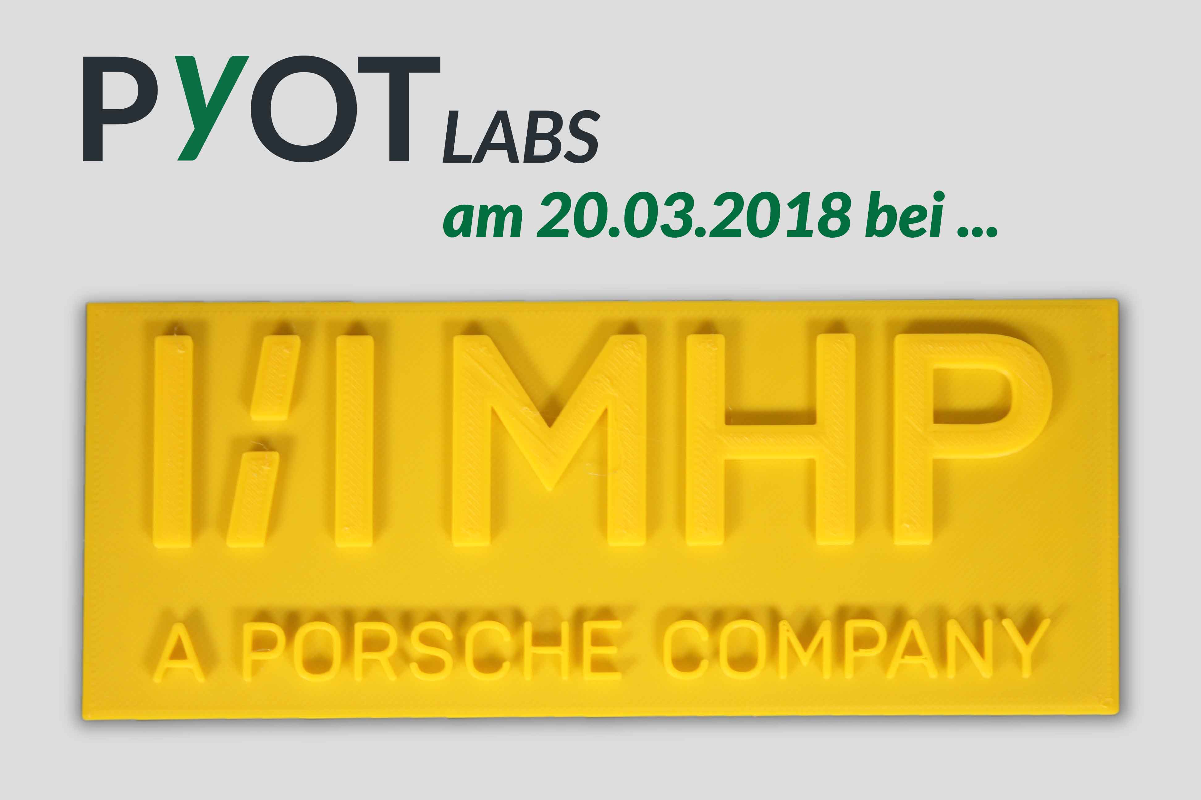 3D Drucker Messe bei MHP - A Porsche Company